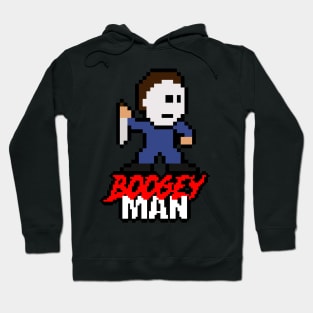 Slasher Man Retro 8-Bit Horror Gaming: Boogey Man! Hoodie